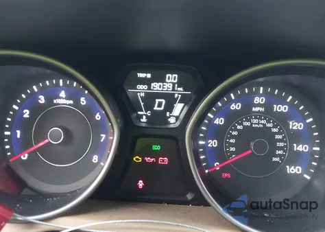 2012 Hyundai Elantra Gls from USA, damaged, VIN 5NPDH4AE9CH150238